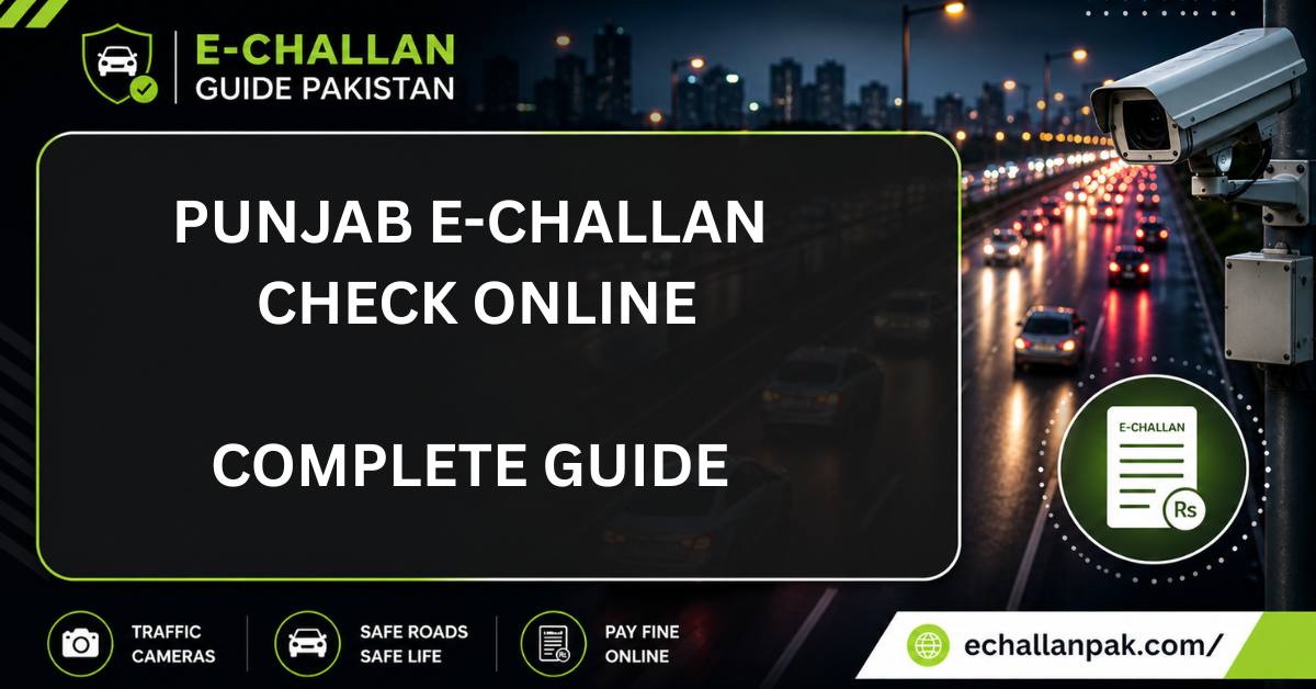 Punjab E-Challan Check Online – Complete Guide