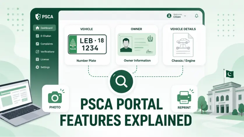 PSCA E-Challan Portal: Every Search Option and Feature Explained (2026)