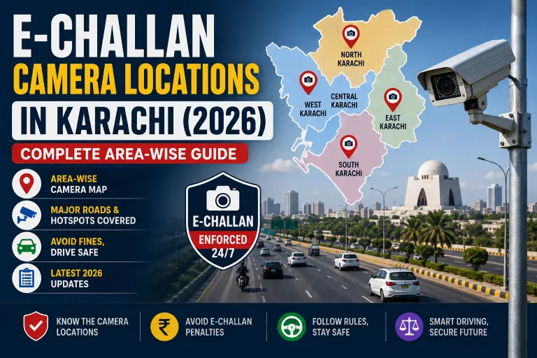 E-Challan Camera Locations in Karachi (2026): Complete Area-Wise Guide