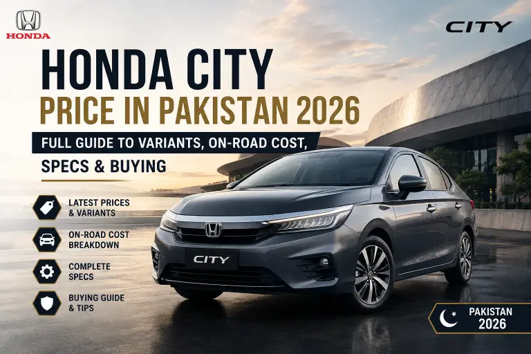 Honda City Price in Pakistan 2026: Full Guide to Variants, On-Road Cost, Specs & Buying